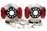 11" Rear SS4+ Deep Stage Brake System - Clear Powder